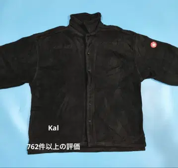 CAV EMPT 패널 플리스 보아 자켓 로고 자수