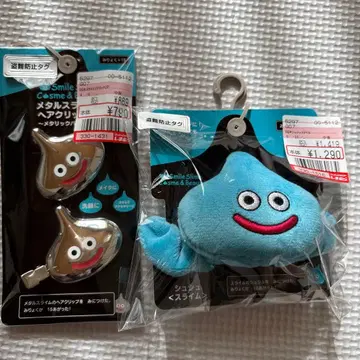 새상품 슬라임 스크런치+메탈 헤어 클립 드래곤 퀘스트 시마무라