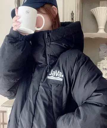 JaVa 다운 자켓 블랙 M 사이즈