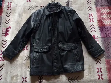 D'HOMME A HOMME 블랙 가죽 자켓 M 사이즈