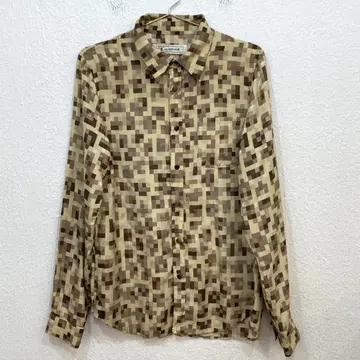 언리얼에이지 ANREALAGE 모자이크 디자인 셔츠