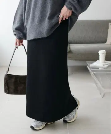 [ 신축성 / 손세탁 가능/앞뒤 2WAY ] 내로우 니트 스커트