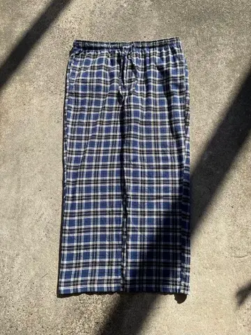 Croft & Barrow 슈퍼 와이드 체크 파자마 팬츠 구제 의류