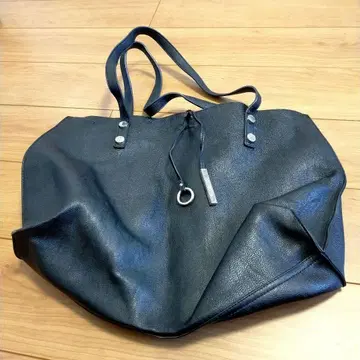 Calvin Klein 블랙 토트백 합성 피혁