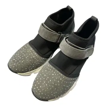 일본제 천연 가죽 인솔 절개 슬립온 스니커즈 24cm