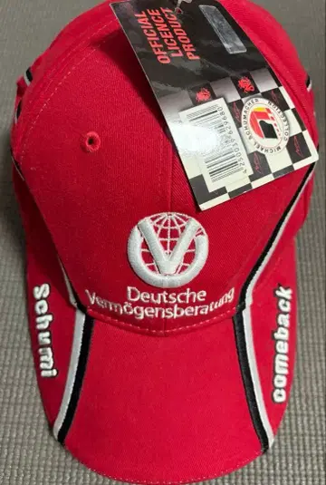 F1 미하엘 슈마허 캡 미사용 새상품 comeback 버전