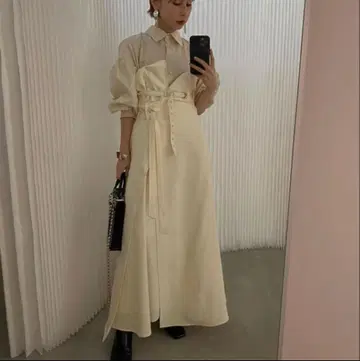 Ameri MILLEFEUILLE SHIRT DRESS