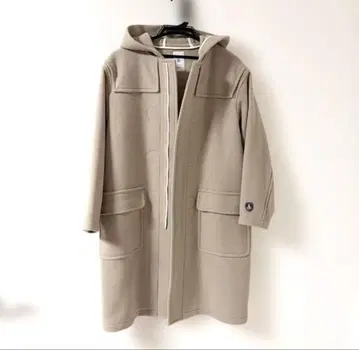 ORCIVAL 지롱 라무 멜톤 W 지퍼 코트 베이지