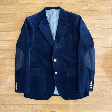 새상품급 AVON HOUSE 네이비 코듀로이 테일러드 자켓 46