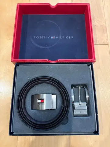 타미힐피거 리버서블 벨트 남성용 블랙