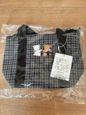 미사용 새상품 니시와키시 파밀리아 숄더백 블랙 계열 체크 고향세