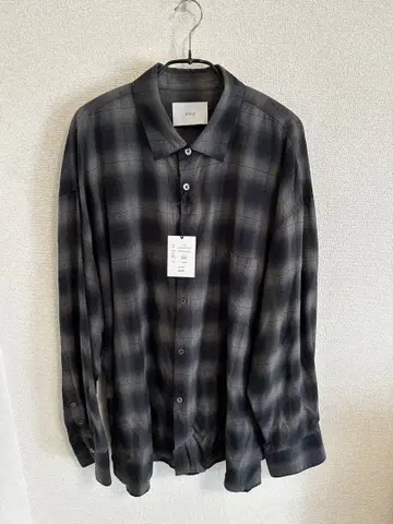 슈타인 OVERSIZED DOWN PAT SHIRT