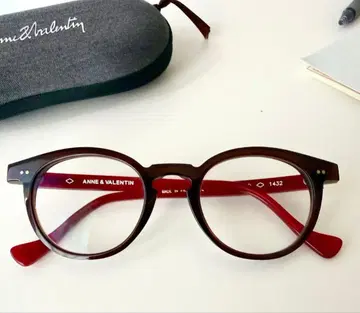ANNE & VALENTIN 안경 1432 브라운/레드
