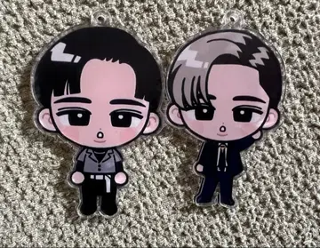 SnowMan 메구로 렌 아크릴 키링 2점 메메