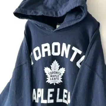 47 NHL 토론토 메이플리프스 맨투맨 후드티 L 네이비 구제 의류