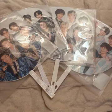 SnowMan 부채 세트