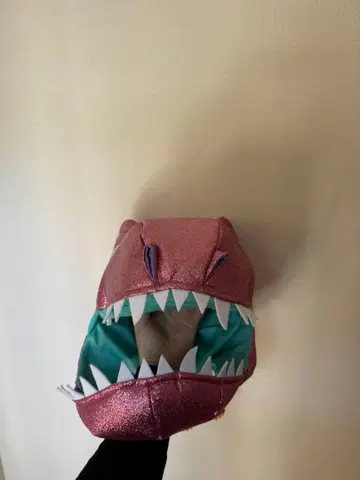 핑크 공룡 머리띠