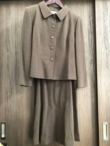 jun ashida 브라운 자켓 스커트 세트 사이즈 11