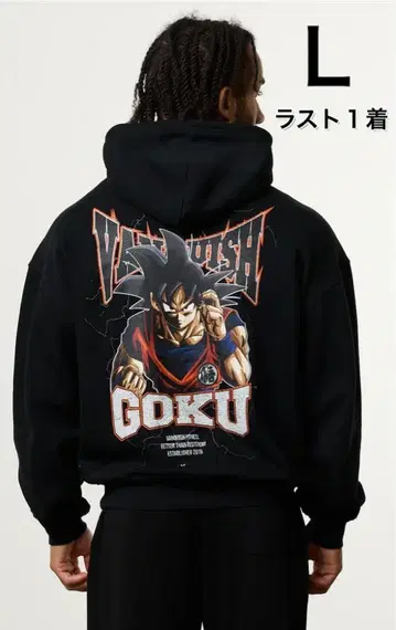 VANQUISH x DRAGONBALL 콜라보 후드티 손오공 GOKU