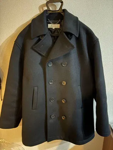 [할인 중] TIME IS ON 타임이즈온 멜톤 울 P 코트