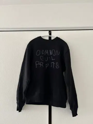 [ 새상품급 ] COMMON GULL PRODUCTS 블랙 맨투맨