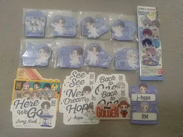 TinyTAN 캐릭터 마그넷 모바일 스티커 북마크