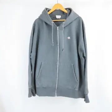 챔피언 로고 자수 오버 사이즈 맨투맨 후드티 2XL 구제 의류