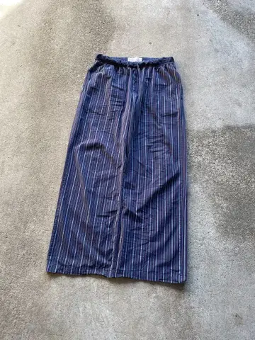 MERONA 와이드 스트라이프 파자마 팬츠 이지 팬츠 구제 의류