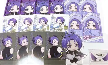 블루 록 미카게 레오 파보테리아 아크릴 스탠드 폴라로이드풍 카드