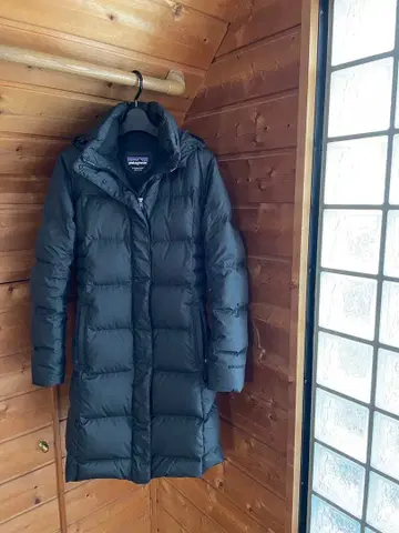 파타고니아 롱 다운 자켓 블랙 새상품급