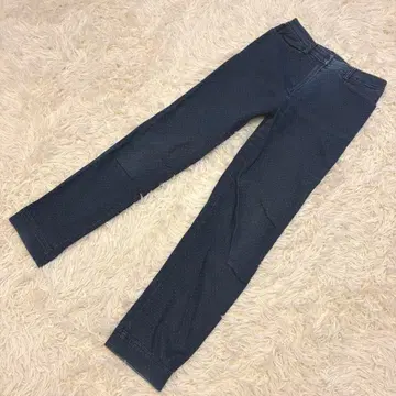 [릴리안느 뷔르티] 인기 네이비 도트 무늬 테이퍼드 팬츠 5