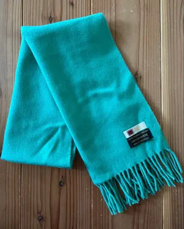 머플러 캐시미어 여성용 청록색 터콰이즈