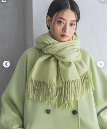 아파트바이 캐시미어 울 스톨 머플러 미사용 새상품