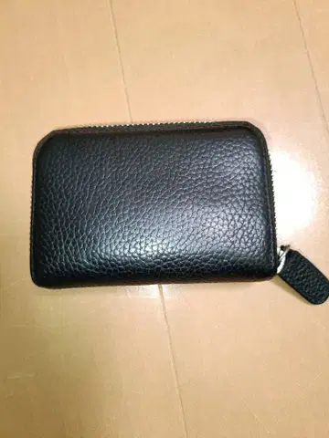 블랙 가죽 코인 케이스