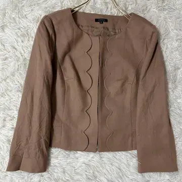 [고품질] TOCCA 노카라 자켓 브라운 베이지 2 일본제