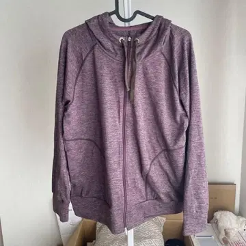 DANSKIN 상의 패커 풀 지퍼 후디 L