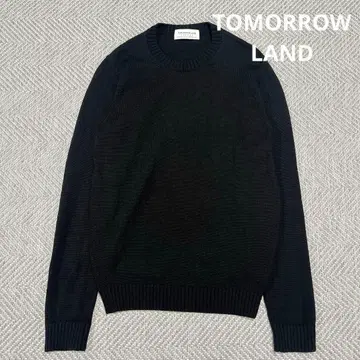 투모로우랜드 트리코 니트 스웨터 블랙 울 M