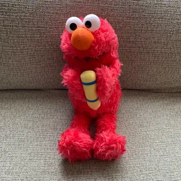 세서미 스트릿 엘모 봉제 인형 (완구 크레용 포함)