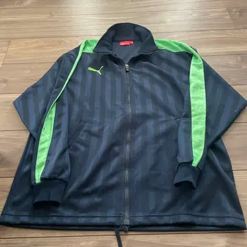 Puma 스트라이프 집업 자켓 네이비