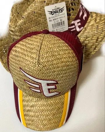 라쿠텐 이글스 햇 캡 중절모 밀짚모자