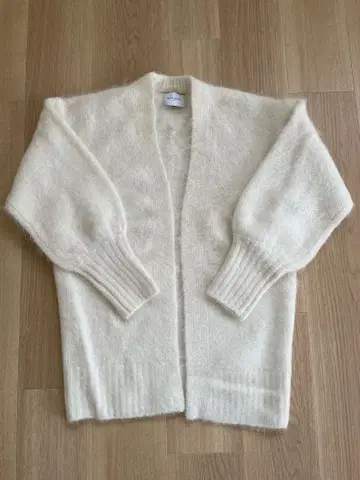 UNITED ARROWS 알파카 퍼 가디건