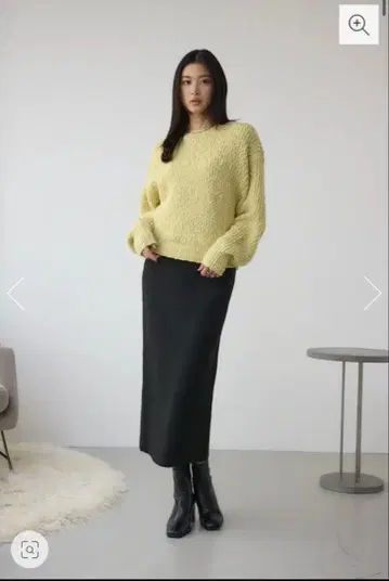 AZUL by moussy 부클레 돌먼 니트