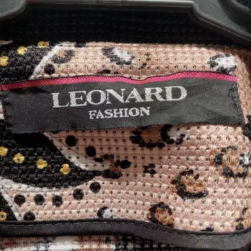 LEONARD 긴팔 자켓 꽃무늬 레오파드 무늬