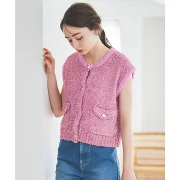 31 Sons de mode 라메 트위디 베스트 (핑크)