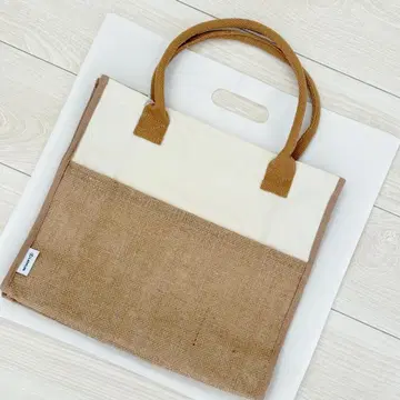 렉서스 오리지널 토트백 (주트 & 캔버스)