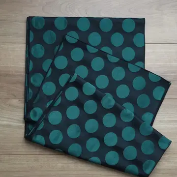 tsubakian 도트 물방울 헤코오비 그린