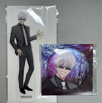 고죠 사토루 팬페어 기념일 아크릴 스탠드 메탈 캔뱃지