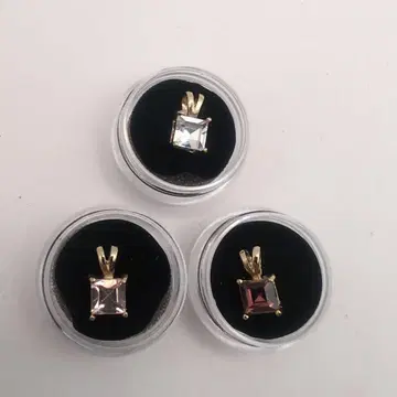 크리스탈 펜던트 3색 세트