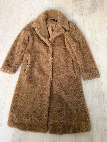 ZARA 테디베어 롱 코트