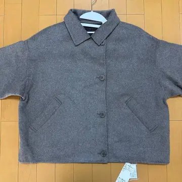 사만사 모스모스 더블 페이스 숏코트 모카 프리 사이즈